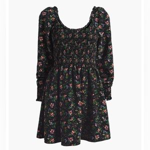 Hill House Norah Nap Dress in Multi Berry Crepe Sz XS